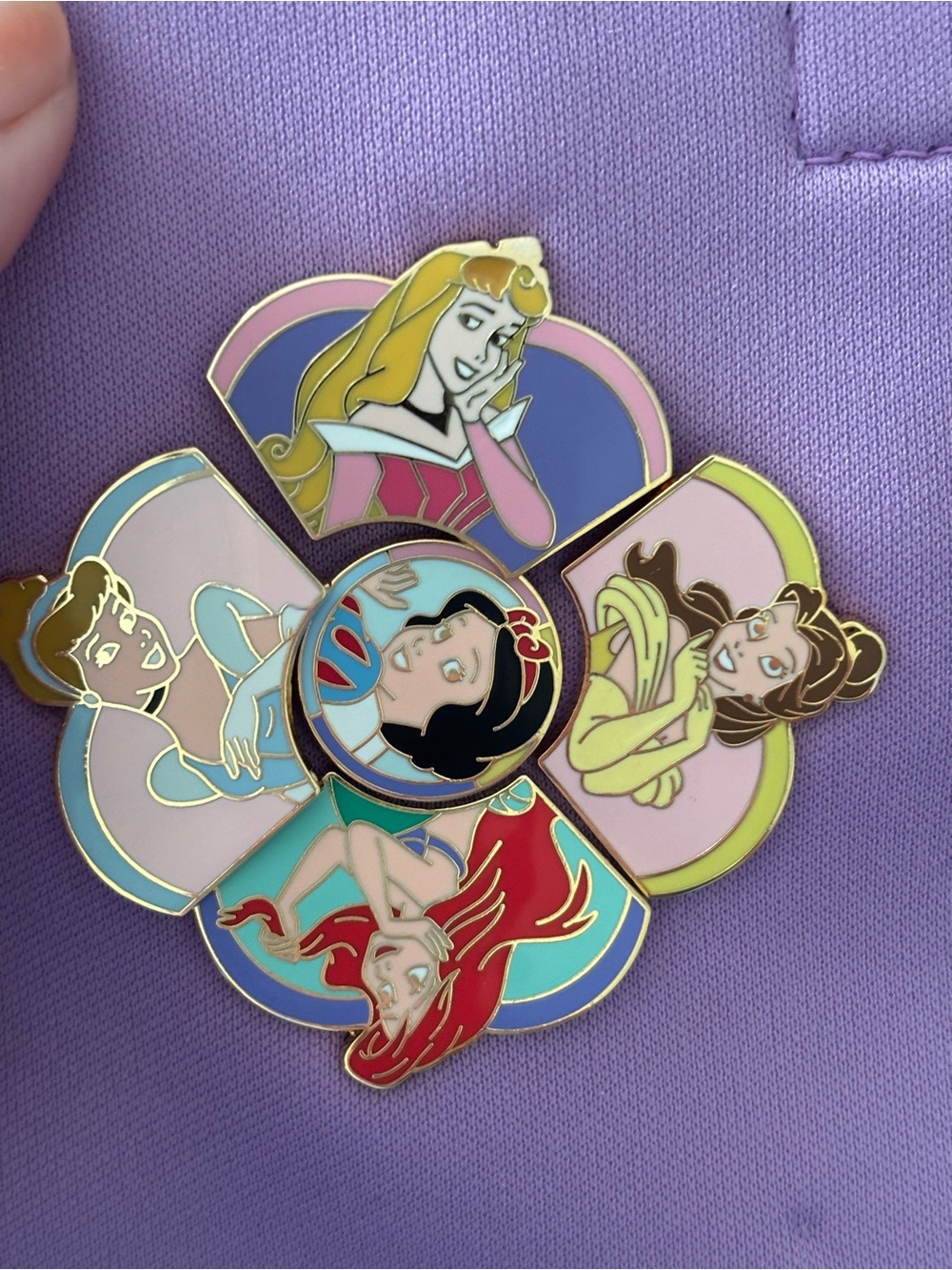 Disney Princess Puzzle Pin set 2005